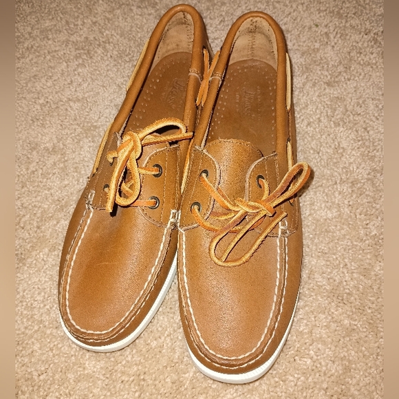 G.H. Bass & Co. Tan Leather Loafers 9W - Picture 3 of 7
